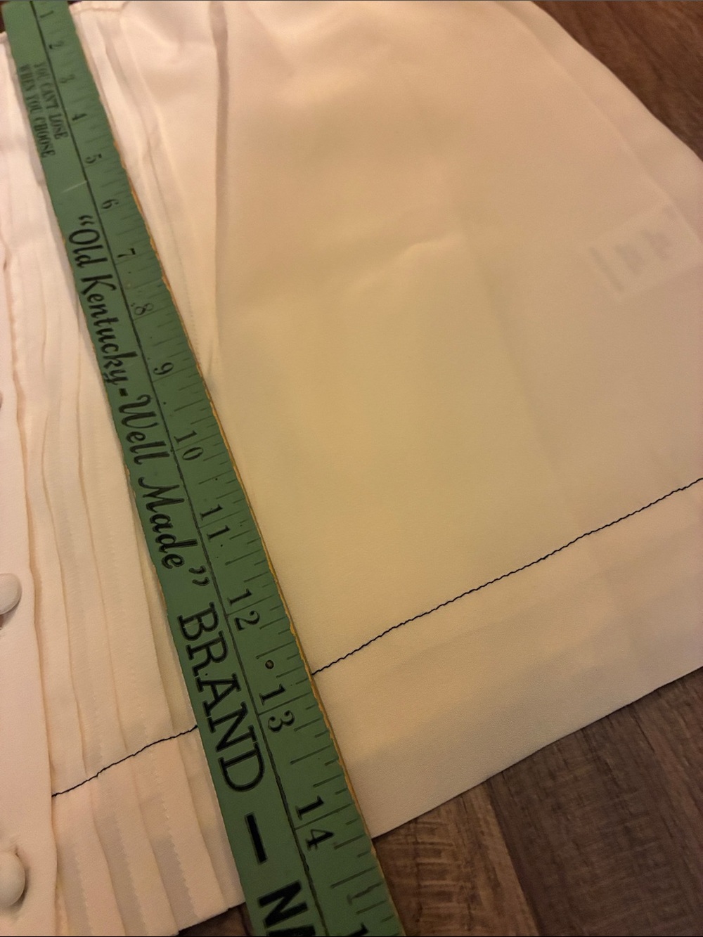 La Ligne Cream Pleated Silk Camisole with Covered Buttons- GORGEOUS- NWT - Picture 13 of 16